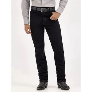 NEW! Wrangler 936WBK  Cowboy Cut Slim Fit Jeans Black SZ 35 x 34